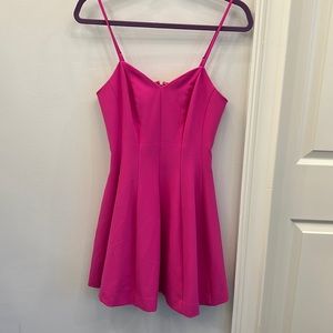 Pink Bebe Dress with pockets